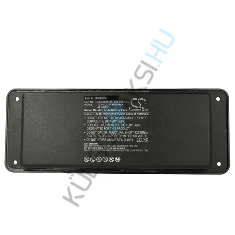 VHBW fűnyíró csere akkumulátor Husqvarna 535 0962-01, 535 0636-01 - 4000 mAh 12 V NiMH