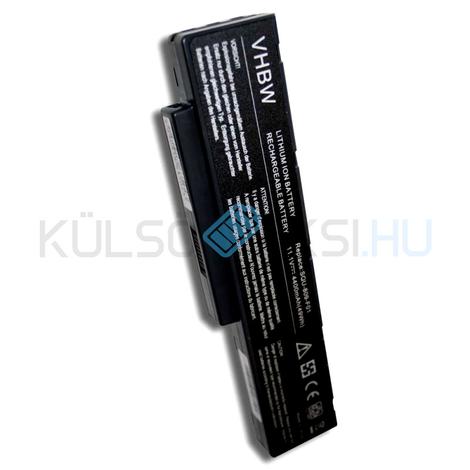 VHBW Battery for Fujitsu-Siemens 3UR18650-2-T0182 - 4400mAh, 11.1V, Li-ion