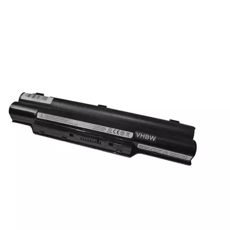 VHBW laptop battery Fujitsu cp293541-01, CP293550-01, CP355510-01 - 4400mAh 10.8V Li-Ion, black