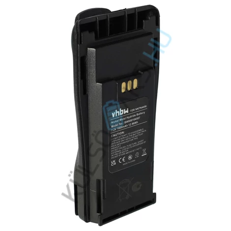 VHBW rádió csereakkumulátor Motorola CP040, CP200d, DP1400 készülékekhez - 1800 mAh 7,2 V NiMH