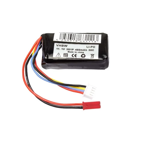 Modelársky nástroj VHWB, RC batéria - 450 mAh 11,1 V Li-polymér, JST-SYP-2P