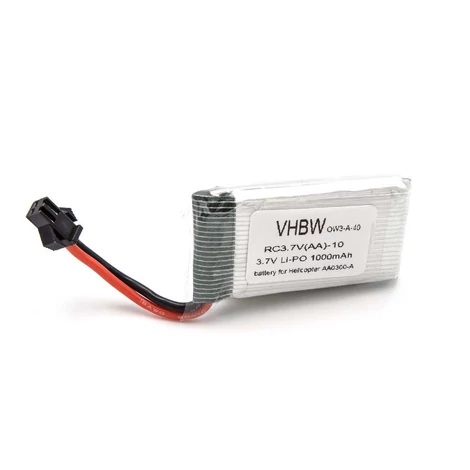 Modelársky nástroj VHWB, RC batéria pre filmový vrtuľník Zoopa 300 AA0300, AA0300-A, AA0302, 300 – 1000 mAh 3,7 V Li-I