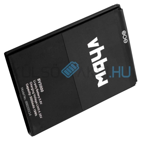 Batéria mobilného telefónu VHBW Blackview BV5000 - 5000mAh, 3.8V, Li-polymer