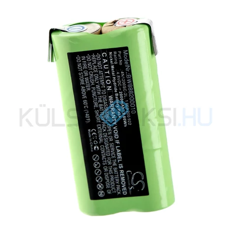 VHBW Elektromos szerszám akkumulátor Bosch 1 609 200 922 - 2000 mAh, 4.8 V, NiMH