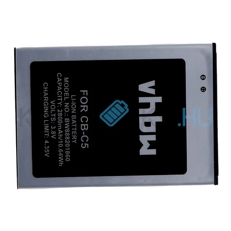 VHBW Telefon akkumulátor akku Cubot C5 - 2800mAh, 3.8V, Li-ion
