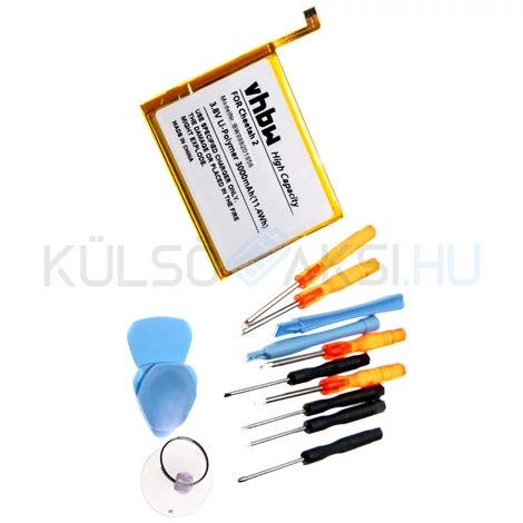 VHBW Telefon akkumulátor akku Cubot Cheetah 2 - 3000mAh, 3.8V, Li-polymer