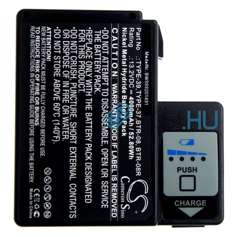 VHBW Fusion Splicer akkumulátor Fujikura BTR-10, BTR-10-AC - 4000mAh, 13.2V, NiMH
