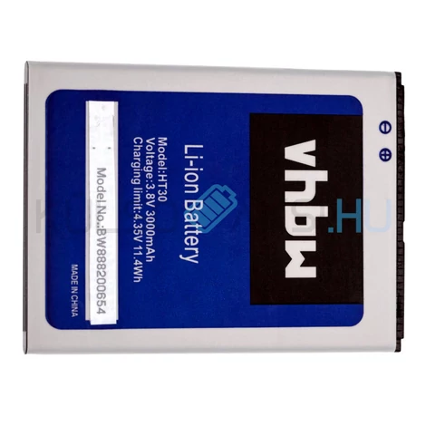 VHBW Telefon akkumulátor akku HomTom HT30, HT30 Pro - 3000mAh, 3.8V, Li-ion
