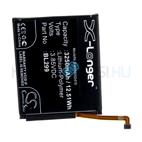 VHBW Telefon akkumulátor akku Lenovo BL299 - 3250mAh, 3.85V, Li-polymer