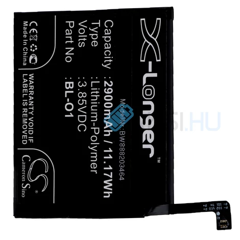 VHBW Telefon akkumulátor akku LG BL-O1, EAC64559001, EAC64619301 - 2900mAh, 3.85V, Li-polymer