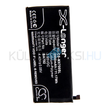 Batéria mobilného telefónu VHBW Meizu BA791, BA792 - 2900mAh, 3.85V, Li-polymer