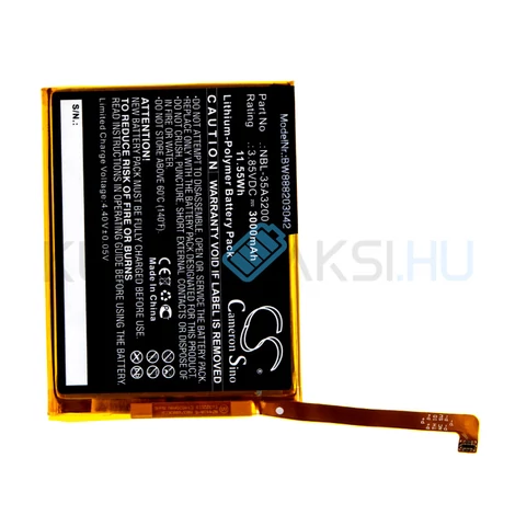 VHBW Telefon akkumulátor akku Neffos NBL-35A3200 - 3000mAh, 3.85V, Li-polymer