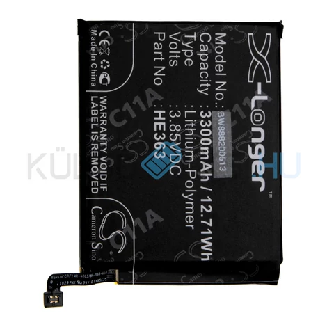 VHBW Telefon akkumulátor akku Nokia HE363 - 3300mAh, 3.85V, Li-polymer