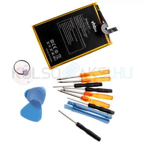 VHBW Telefon akkumulátor akku Oukitel K10000 Max, K7 - 10000mAh, 3.8V, Li-ion
