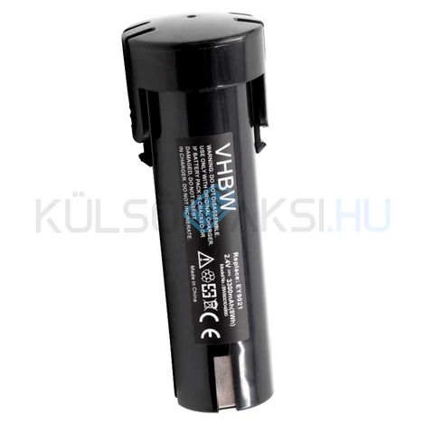 VHBW Elektromos szerszám akkumulátor Panasonic 6538 1, 6539 6 - 3300 mAh, 2.4 V, NiMH