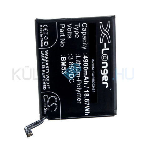 VHBW Telefon akkumulátor akku Redmi / Xiaomi BM53 - 4900mAh, 3.85V, Li-polymer