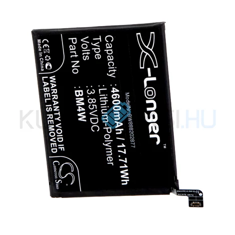 VHBW Telefon akkumulátor akku Redmi / Xiaomi BM4W - 4600mAh, 3.85V, Li-polymer