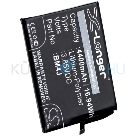 VHBW Telefon akkumulátor akku Xiaomi / Redmi BM4J - 4400mAh, 3.85V, Li-polymer