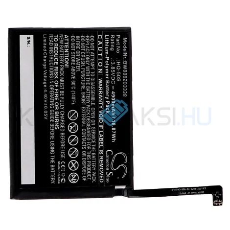 VHBW Telefon akkumulátor akku Samsung HQ-50S - 4900mAh, 3.85V, Li-polymer