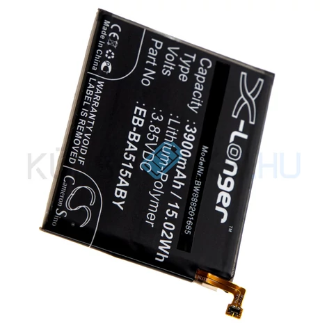 Batéria mobilného telefónu VHBW Samsung EB-BA515ABE, EB-BA515ABY - 3900mAh, 3.85V, Li-polymer