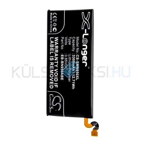 VHBW Telefon akkumulátor akku Samsung EB-BN950ABE, GH82-15090A - 3300mAh, 3.85V, Li-polymer