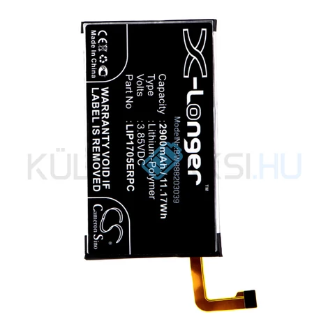 Batéria mobilného telefónu VHBW Sony LIP1705ERPC - 2900mAh, 3.85V, Li-polymer