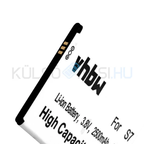 VHBW Telefon akkumulátor akku Ulefone S7 - 2500mAh, 3.8V, Li-ion