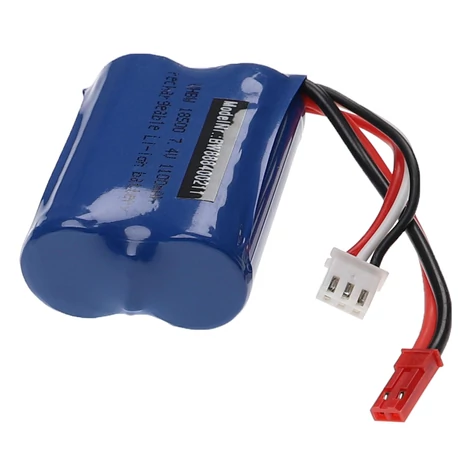 VHWB Modellkészítő eszköz, RC akkumulátor MJX T10, T11, T34 / Hnqi 823, 827, 871 / Shng Ma 7012 - 1100 mAh 7,4 V Li-