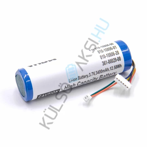 VHBW kutyakiképző csere akkumulátor Garminhoz 010-10806-20, 010-10806-00, 010-10806-01 - 3400 mAh 3,7 V Li-Ion