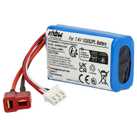 Modelársky nástroj VHWB, RC batéria - 1200 mAh 7,4 V Li-polymér, T-System AWG16