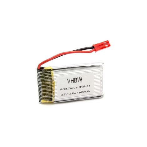 VHWB Modellkészítő eszköz, RC akkumulátor Walkera Dragonfly HM 5G4-hez – 1100 mAh 3,7 V Li-polimer, JST