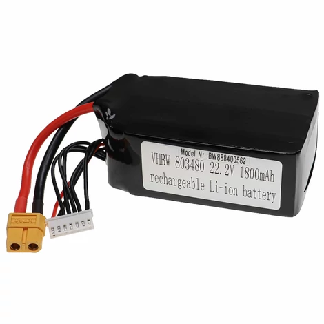Modelársky nástroj VHWB, RC batéria - 1800 mAh 22,2 V Li-polymér, XT60