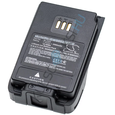 VHBW rádió csere akkumulátor a Hytera BL1502, BL2010, BL1504, BL2020-EX, BL2020 készülékekhez - 2500 mAh 7,2 V Li-Ion