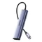 UGREEN CM475 adapter USB-C hub 3x USB 3.0, RJ45, USB-C PD (grey)