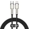 Baseus Cafule USB C - Lightning kábel, PD, 20W, 1m (fekete)