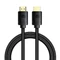 Baseus High Definition Series HDMI 2.1 kábel, 8K 60Hz, 3D, HDR, 48Gbps, 1m (fekete