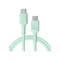 Greencell PowerFlex Szilikon USB-C kábel 1,2m 100W Gyors Töltés PD Zöld