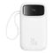 Baseus QPow 2 20000mAh 30W Power Bank s 2 vstavanými USB-C káblami - Biela