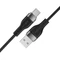 Acefast C11-04 USB-A - USB-C 3A Kábel 1,2m Mágneses Fonat - Fekete