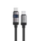 Acefast C15-04 USB-C - USB-C kábel kijelzővel 480Mb/s 66W 1,2m - Fekete
