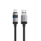 Acefast C15-04 USB-A - USB-C kábel kijelzővel 480Mb/s 66W 1,2m - Fekete