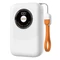 Dudao Powerbank K21 Mini 10000mAh 22.5W USB-A / USB-C - alb, bej