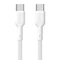 Dudao L9C 65W USB-C - USB-C Kábel 1m - Fehér