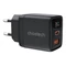 Choetech Fali töltő GAN3 USB-A+C PD35W Choetech PD6052 (fekete)
