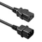Qoltec Tápkábel IEC C13 | C14 | 3x0.75mm² | Tiszta réz Cu | 2m