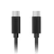 Choetech CC0002 USB-C kábel 3A USB-C to USB-C 1m (Fekete)