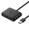 Ugreen USB 3.0 OTG HUB Elosztó 4x USB - Fekete (20290)