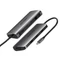 Ugreen USB Typ C HUB 3x USB 3.0 / SD / micro SD kártyaolvasó / RJ45 1000Mbps hálózati adapter / HDMI / VGA - Szürke (40873)