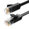 Ugreen Ethernet patchcord RJ45 Cat 6 UTP Lapos LAN kábel 1000 Mbps 5m - Fekete (20163)