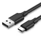 Ugreen USB - USB Type C adat és töltőkábel 3A 1m - Fekete(60116)